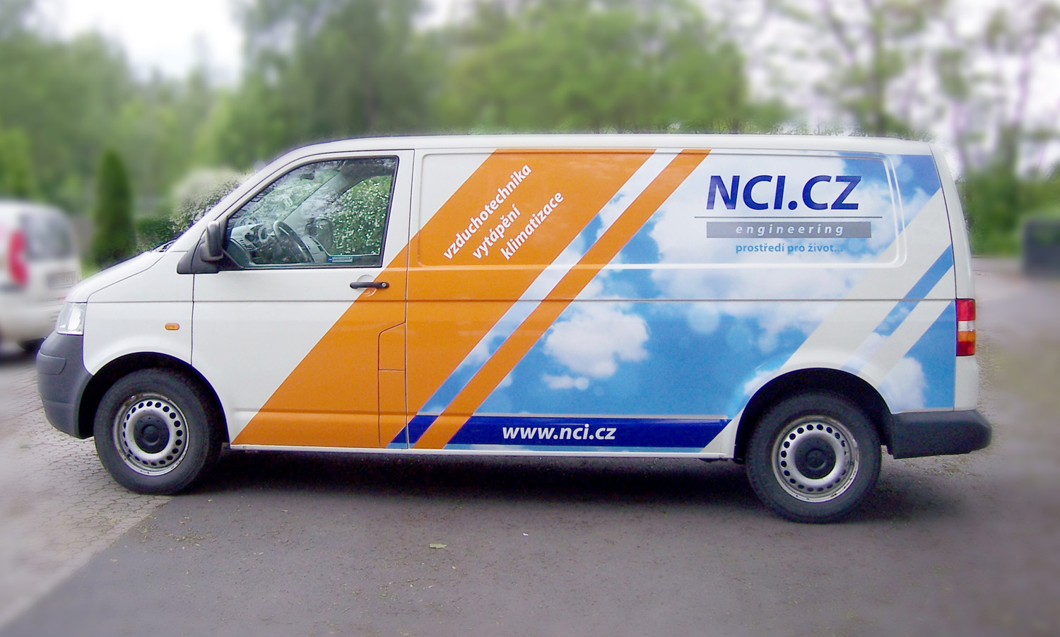 Polep dodávky NCI.CZ