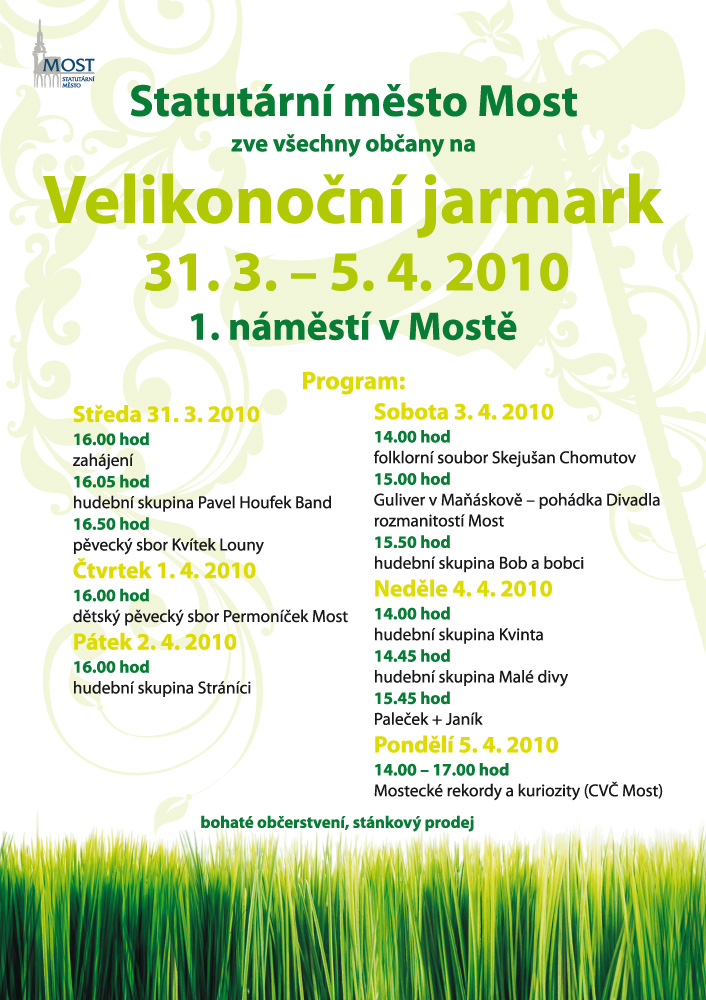 Velikonoční jarmark města Mostu